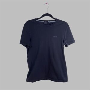BOSS HUGO BOSS Slim Fit Mens Crewneck T-shirt Short sleeve Small Black